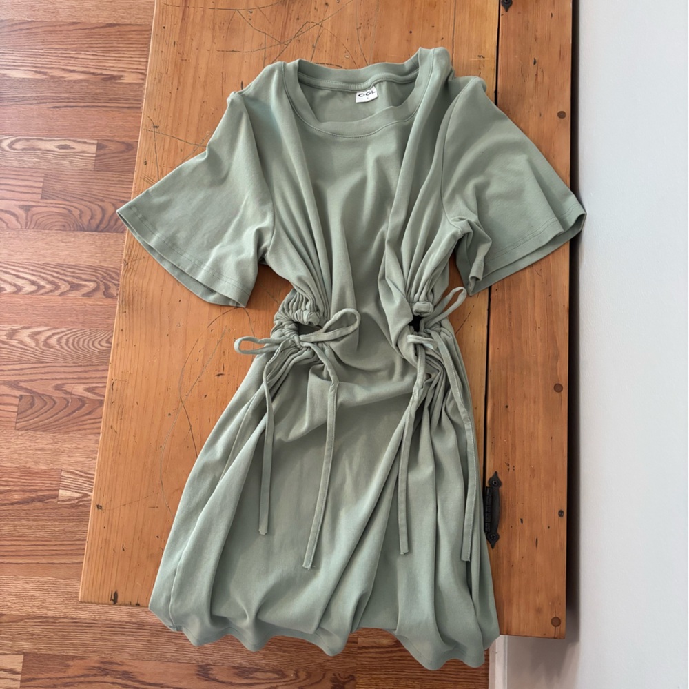 OGL Sage Green Mini Dress